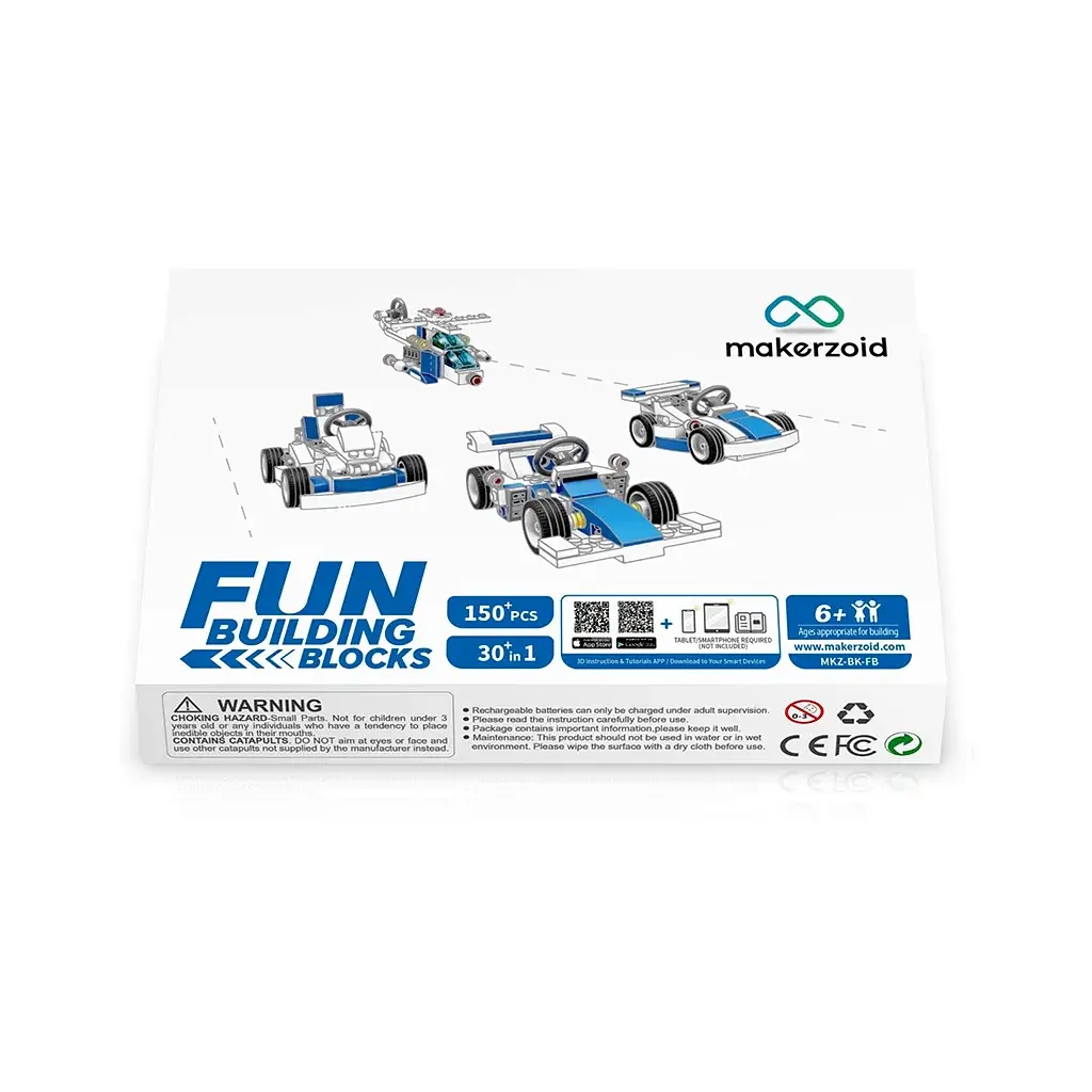 Конструктор Makerzoid Fun Building Blocks (MKZ-BK-FB) - фото 4