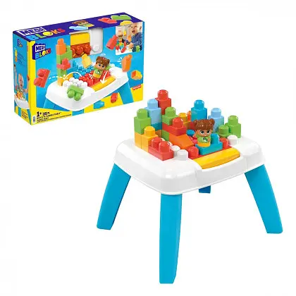 Развивающий конструктор-столик Mega Bloks, 25 деталей (HHM99) - фото 4