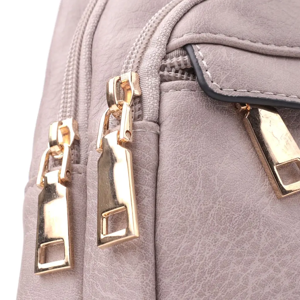 Стильна жіноча сумка через плече з екошкіри Vintage s_15119 бежева - фото 5