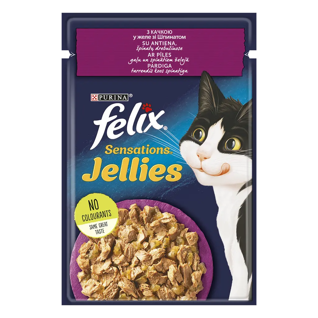 Набір вологого корму для котів Felix Sensations Мікс 1.02 кг (85 г x 12 шт.) - фото 2