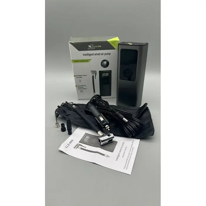 Портативний компресор насос акумуляторного типу Wireless air pump - фото 3