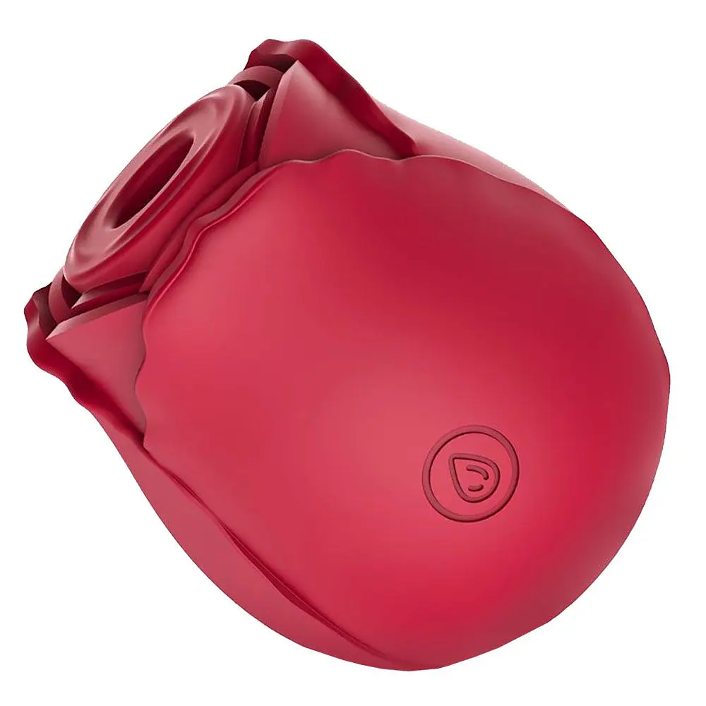 Вакуумний стимулятор клітора Unihorn Red Rose, 6,2 см (червоний) - фото 4