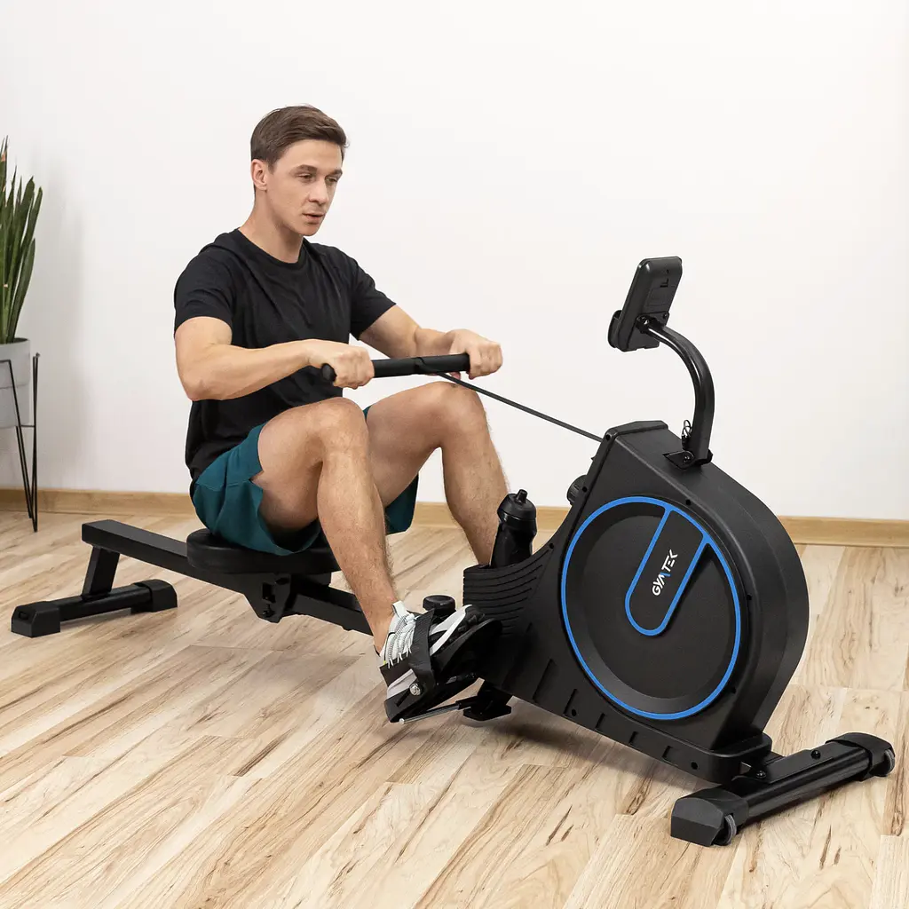 Гребний тренажер Gymtek XR1000 магнітний синій - фото 11