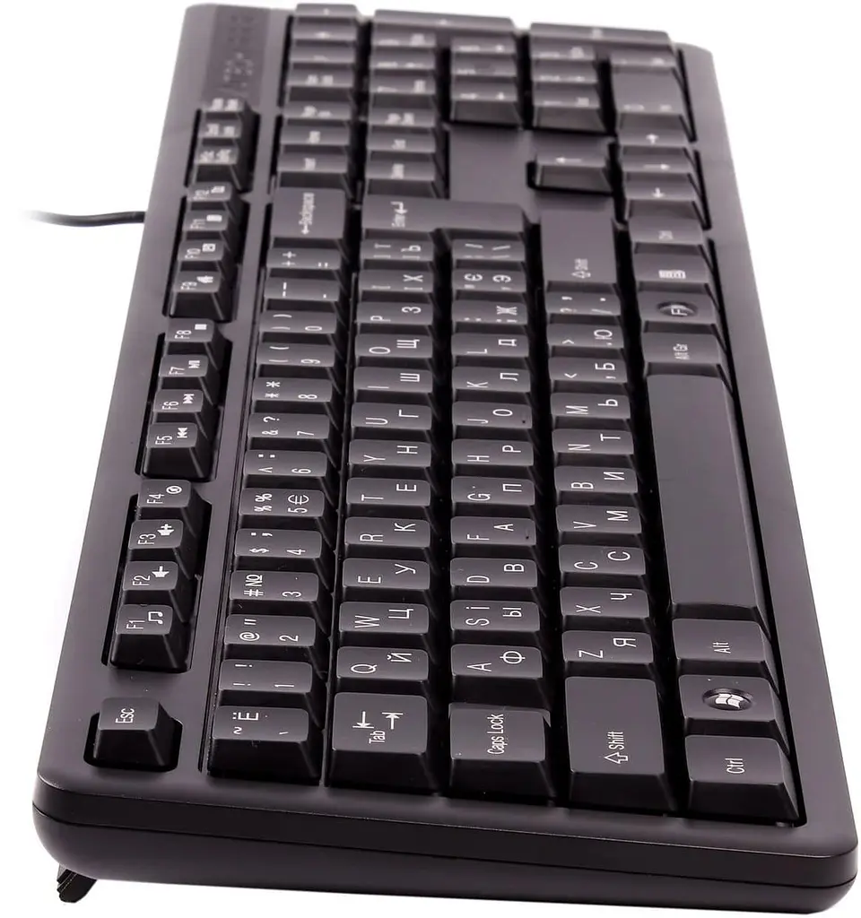 Клавиатура A4Tech KK-3 USB Black (KK-3 USB (Black)) - фото 2
