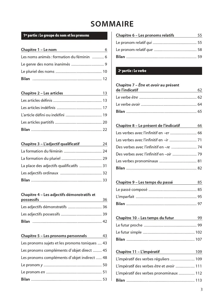 Les 500 Exercices de Grammaire. Livre + corrigés intégrés A1 - Джоель Боненфант - фото 3
