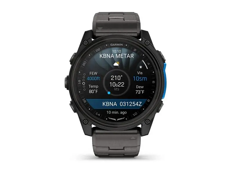 Смарт-годинник Garmin D2 Mach 2 51mm Carbon Gray DLC Titanium w. Vented Titanium Bracelet (010-02905-30/31) - фото 4