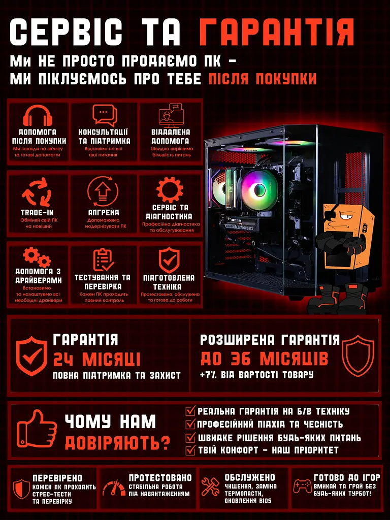 Ігровий ПК Pharaon (RTX 5060 8GB / Ryzen 5 7500F / 32GB DDR5 / SSD 512GB) - фото 8