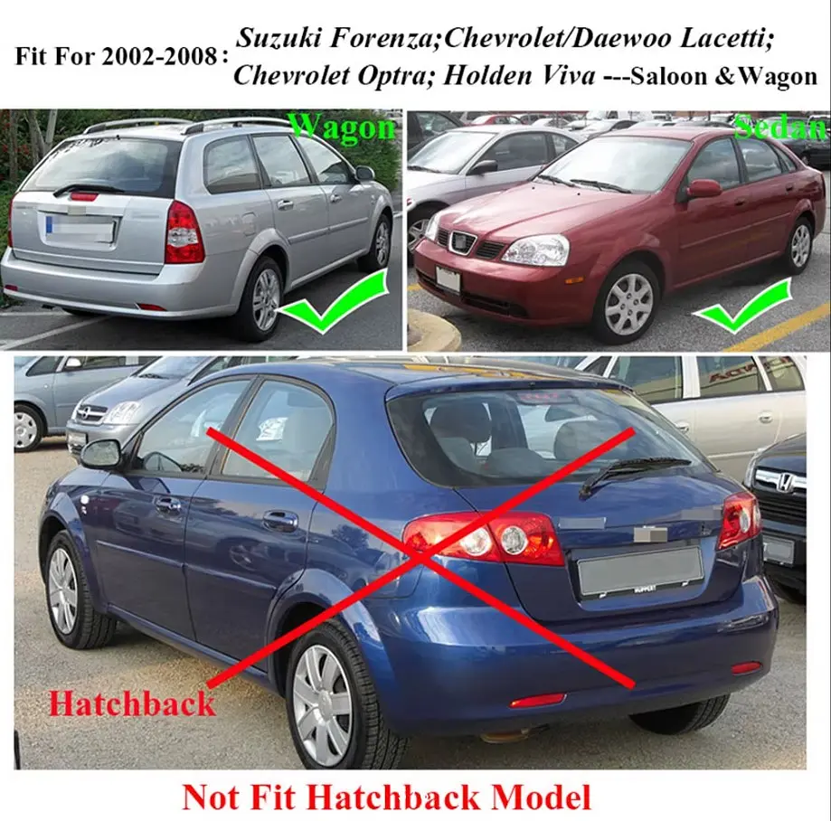 Бризковики для Chevrolet Lacetti 2002-2012 Седан Універсал Комплект 4 шт (BBKEL0321) - фото 2