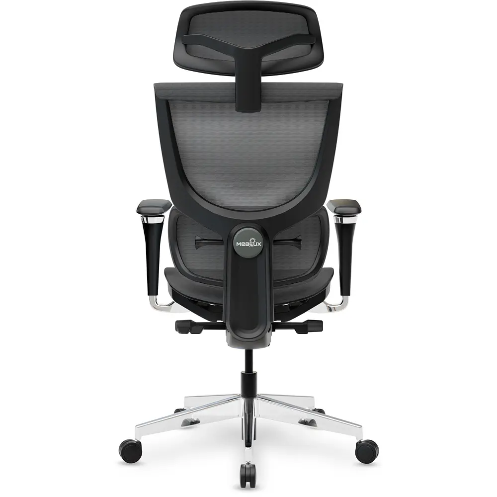 Крісло Mealux S8 Air Black (арт. HF-S8P M/B) - фото 5