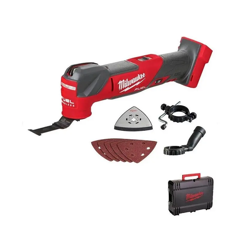 Інструмент багатофункціональний акумуляторний MILWAUKEE, M18 FMT-0X (каркас, універсальне лезо, шліфувальна підошва, шліфувальний - фото 5