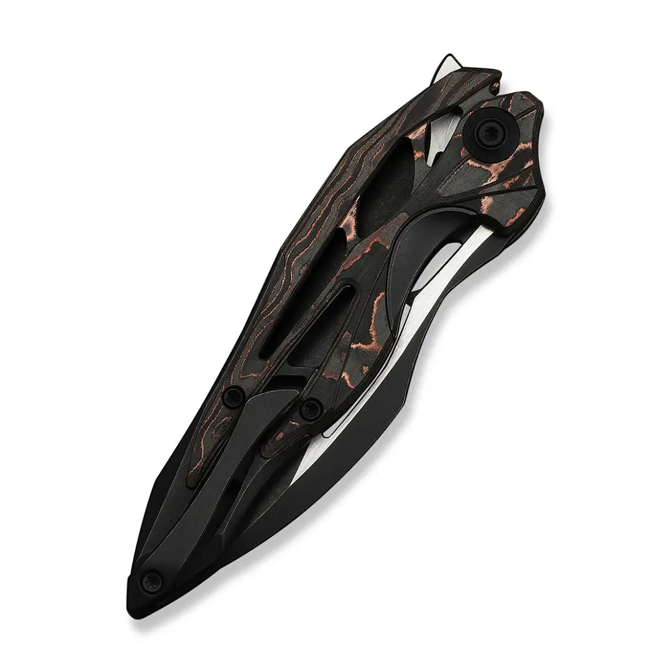 Ніж складаний туристичний Weknife Arrakis (8.8 см) Vanax / Titanium чорний з бронзою - фото 5