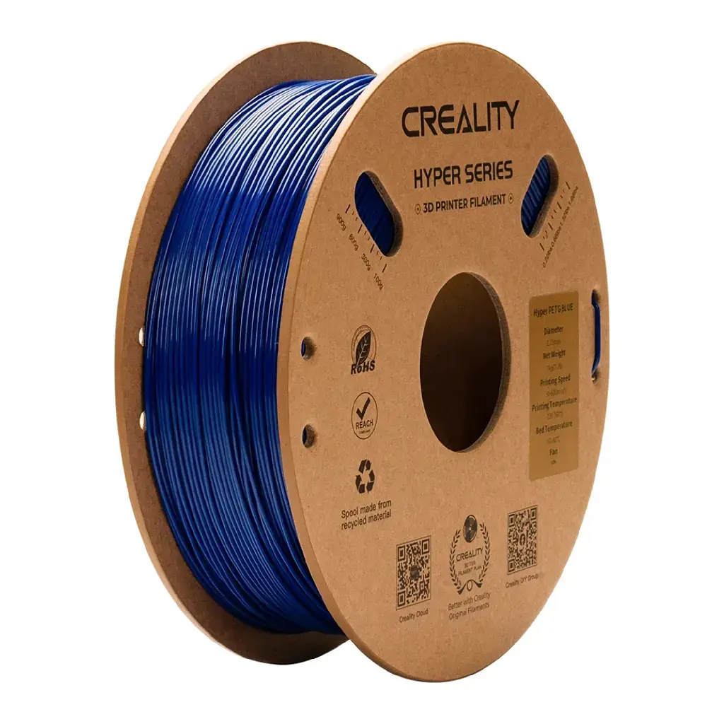 Пластик для 3D-принтера Creality Hyper PETG 1.75мм, blue, 1кг (3301030070)