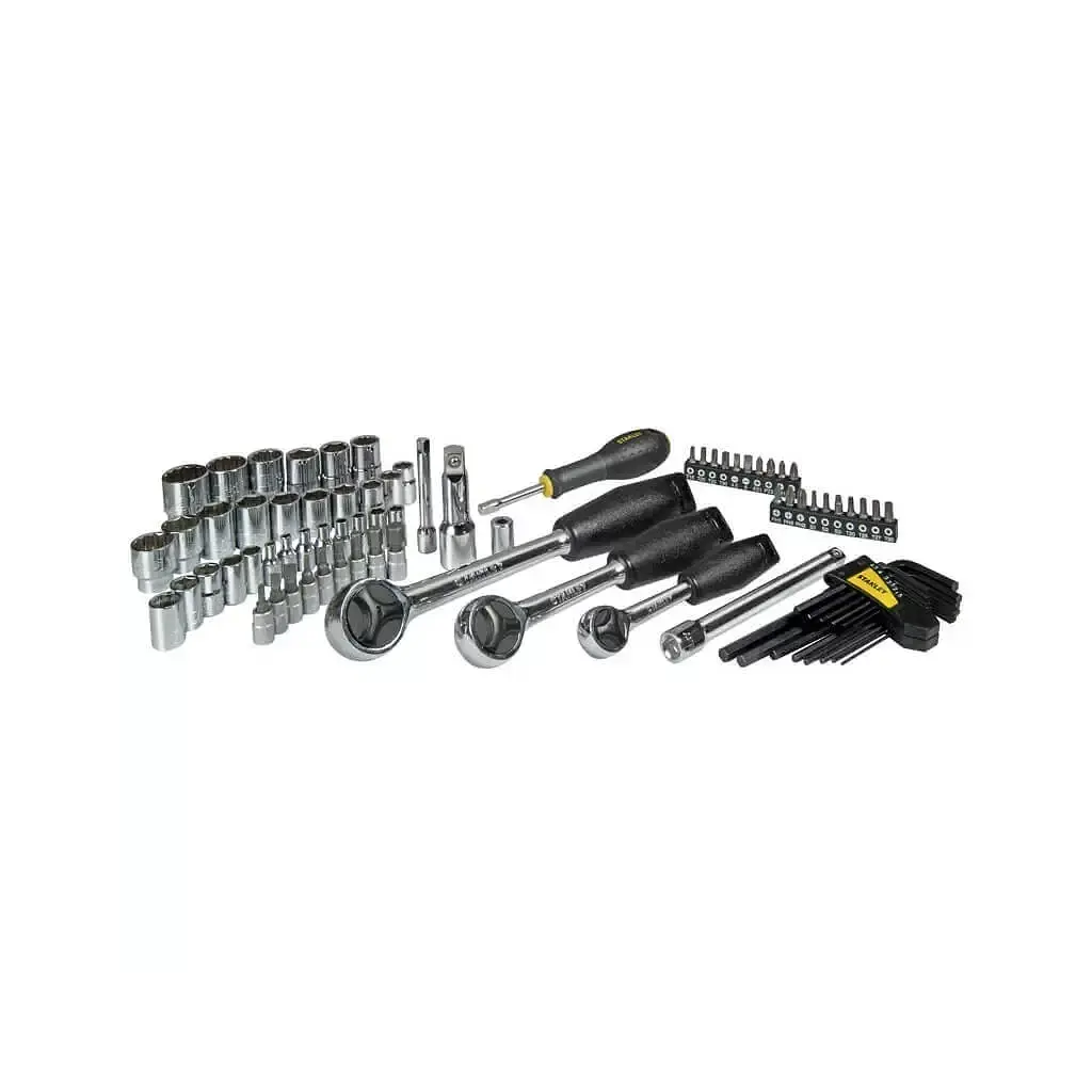 Набір інструментів Stanley Maxi-Drive торцевих 1/4", 3/8", 1/2", 80 предм. (STHT0-73930) - фото 2
