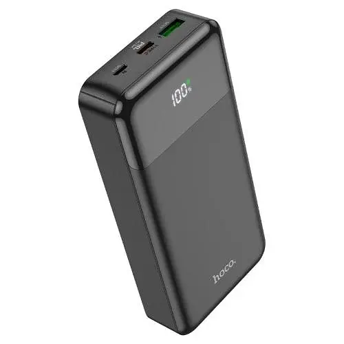 Універсальна мобільна батарея 10000 mAh J102A Cool Figure Black 20 Вт Hoco teh0019647 - фото 2