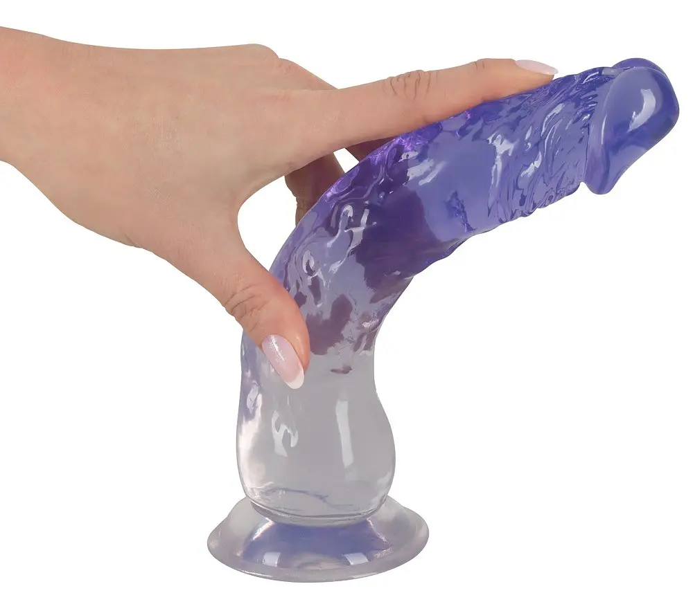 Фаллоимитатор Crystal Clear Dildo 22.5 см мульти - фото 6