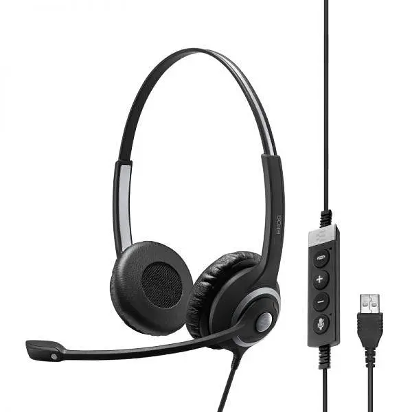 Компьютерная стереогарнитура On-Ear IMPACT SC 260 USB MS II, USB, однонаправленный, сертификат M Epos teh0013082 - фото 2