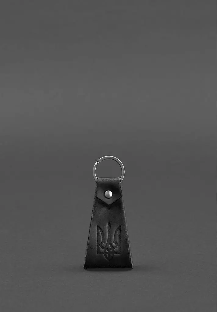 Кожаный брелок с гербом Украины - фото 3