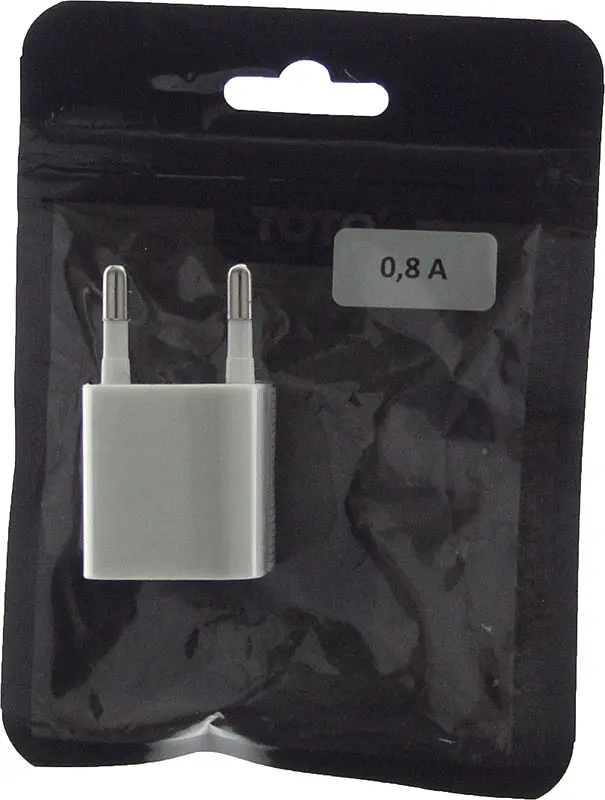 Сетевое зарядное устройство TOTO TZH-46 Travel charger 1USB 1A White - фото 2