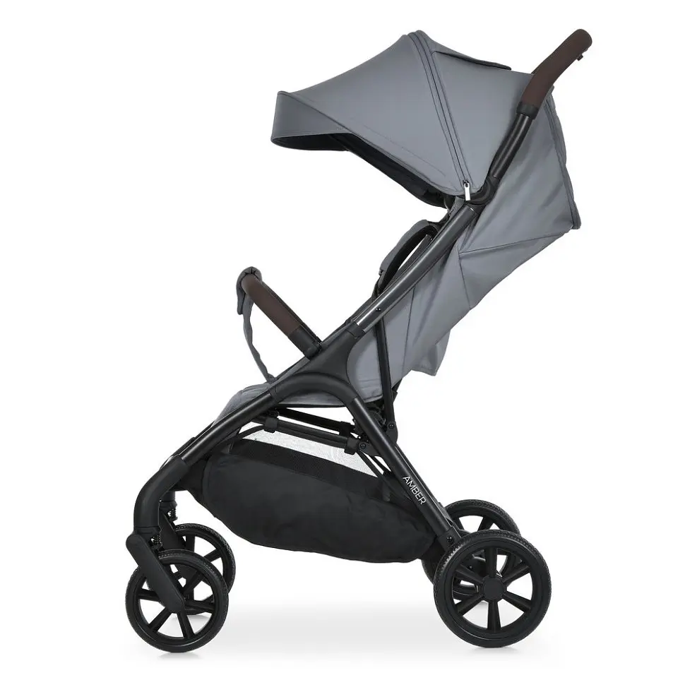 Дитяча прогулянкова коляска AMBER ME 1227 Owl Gray - фото 3