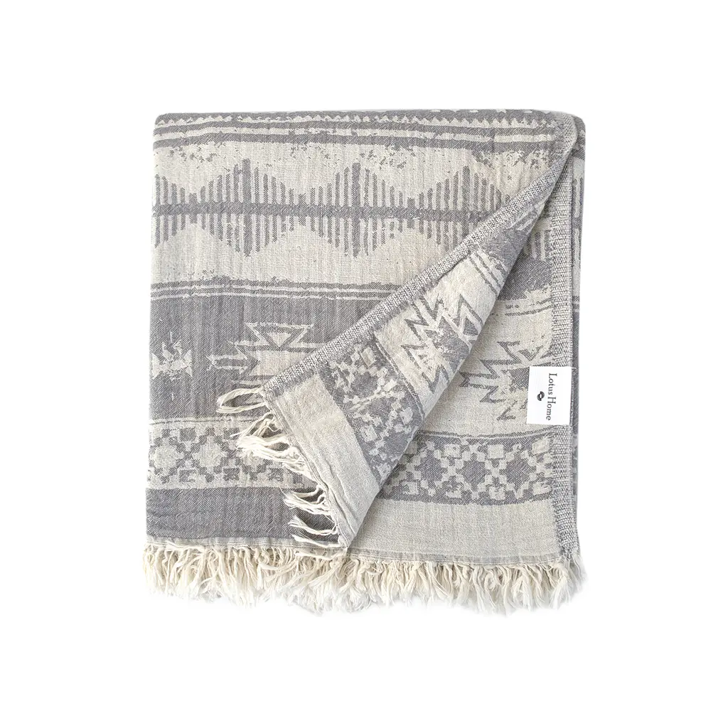 Покрывало Lotus Home - Hanya gri серый 190x225 - фото 3