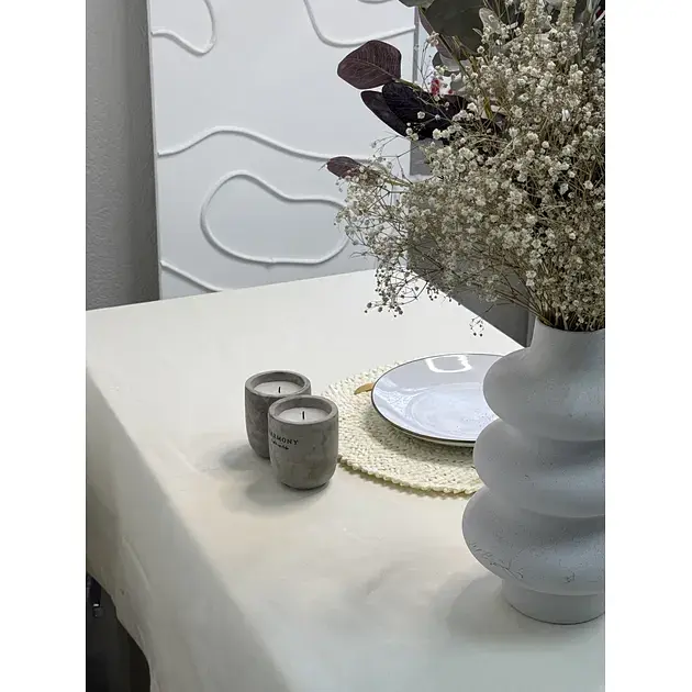 Скатертина Ecotton Duck Milk 170 x 150 см (24030) - фото 2