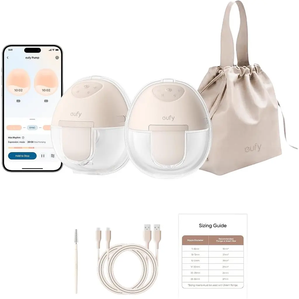 Молоковідсмоктувач Eufy Wearable E10 (T8D03121) [167005] - фото 4