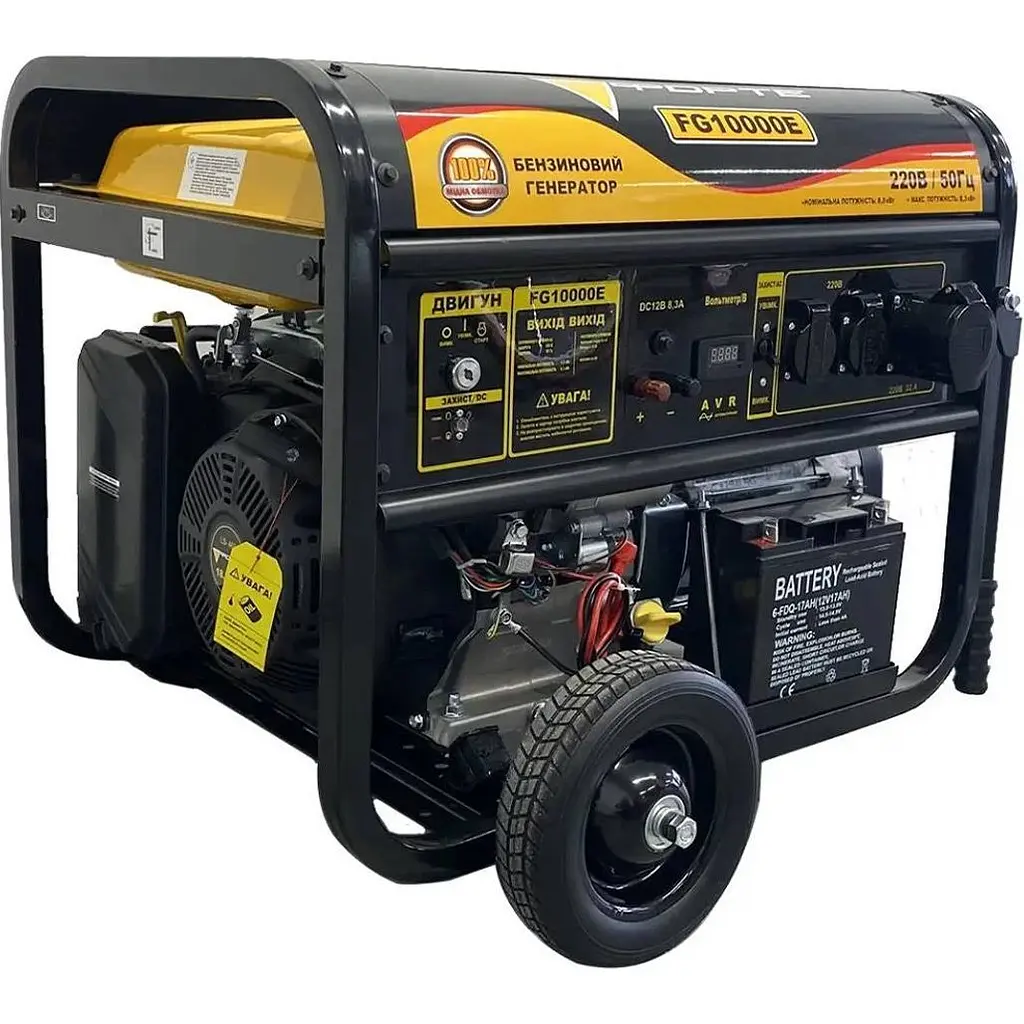 Генератор бензиновий Forte FG10000E 8kW (124467) [111782] - фото 3