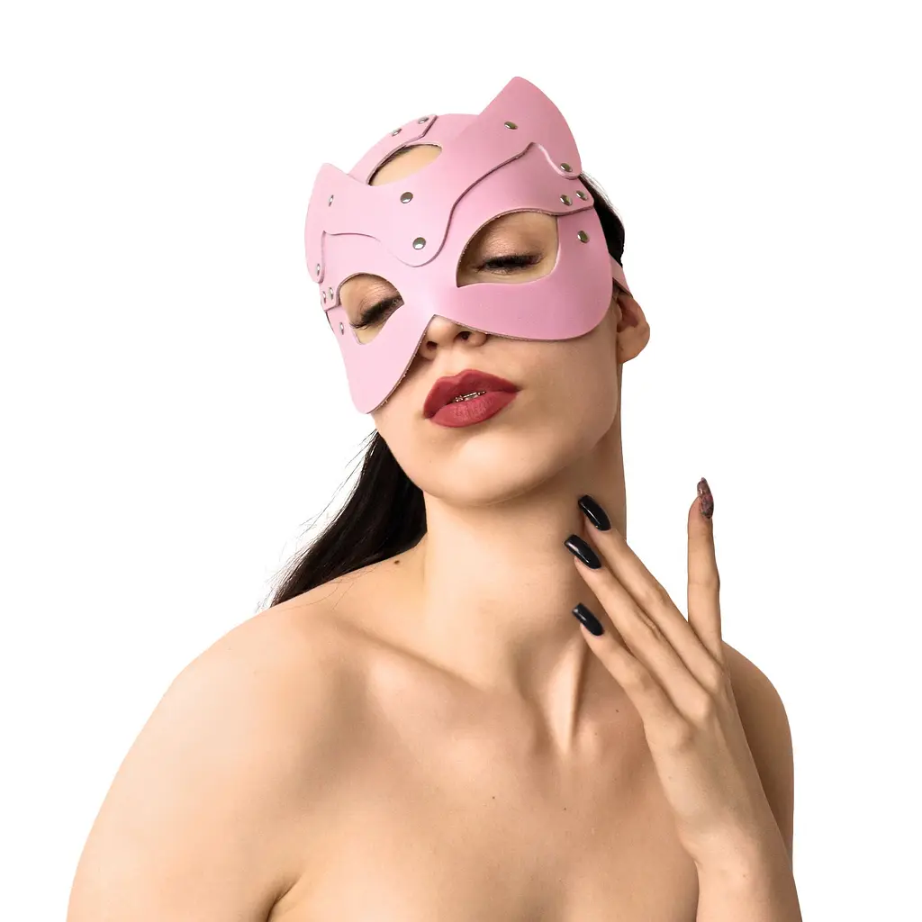 Маска Кішечки Art of Sex - Cat Mask, Рожевий - фото 3