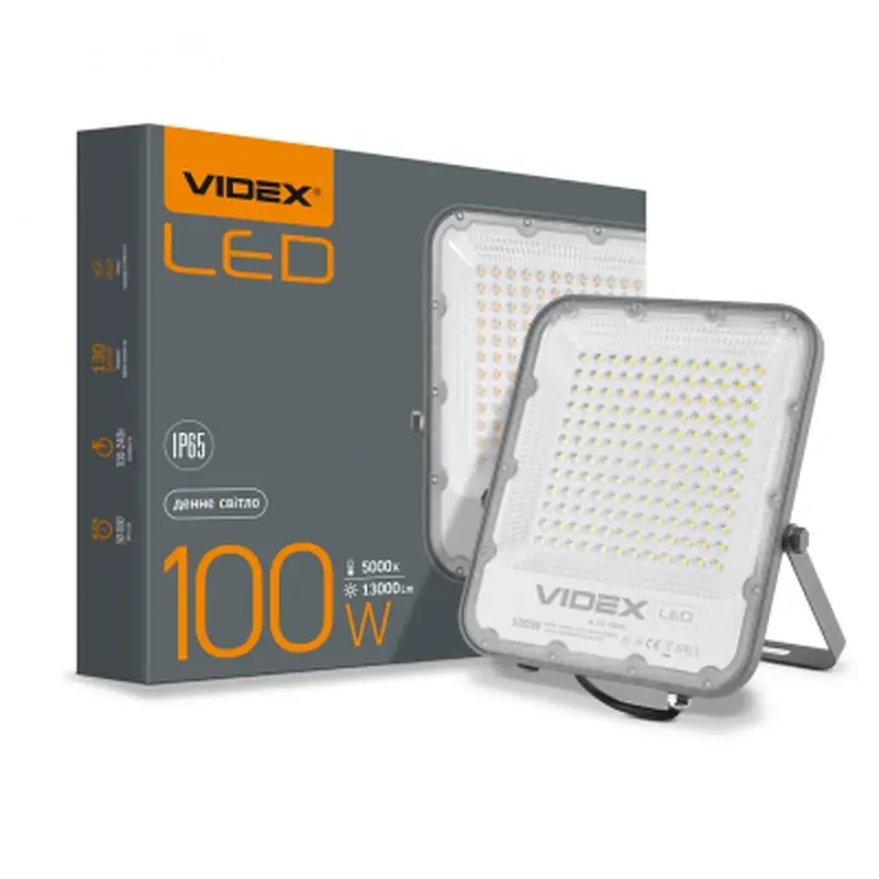 Прожектор Videx LED PREMIUM F2 100W 5000K (VL-F2-1005G) - фото 3