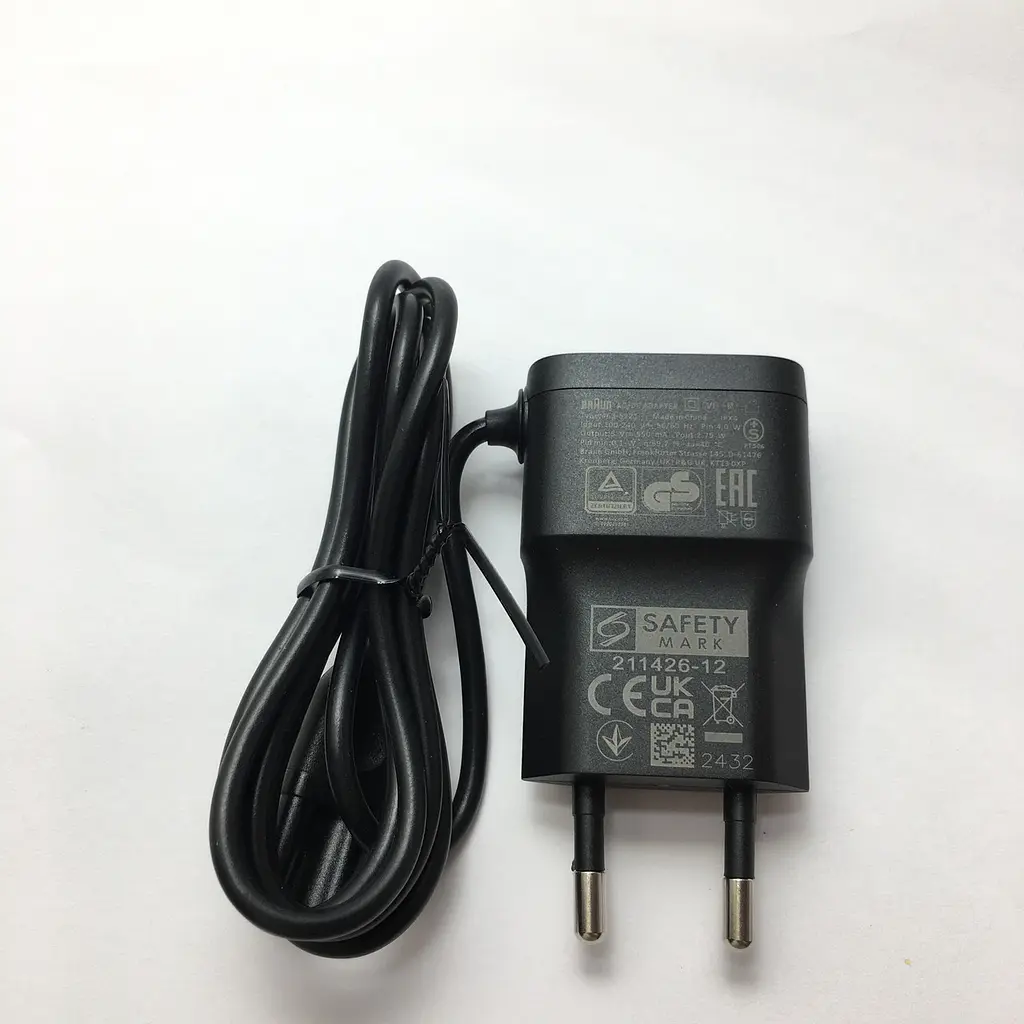 Зарядка для триммера Braun Type 5803, 5805, 5807 Series 3, Series 5, Seris 7 Type: 463-5221, U = 5 V, I = 550 mA - фото 6