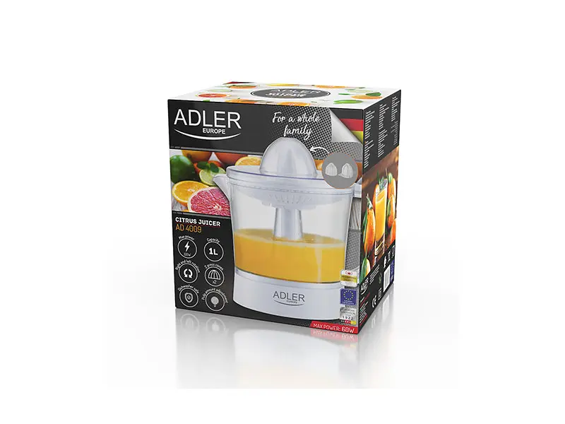Соковитискач для цитрусових Adler AD 4009 - фото 9