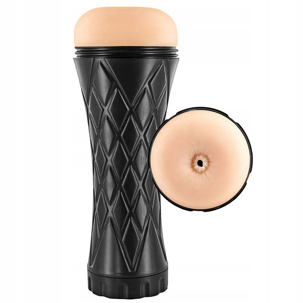 Мастурбатор Real Body Real Cup Anus Vibrating з вібрацією тілесний - фото 3