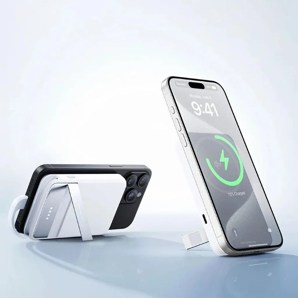 Зовнішній акумулятор EcoFlow Rapid Magnetic 5000mAh 30W Light Blue [EF-Rapid5000-L-EU] [128471] - фото 3