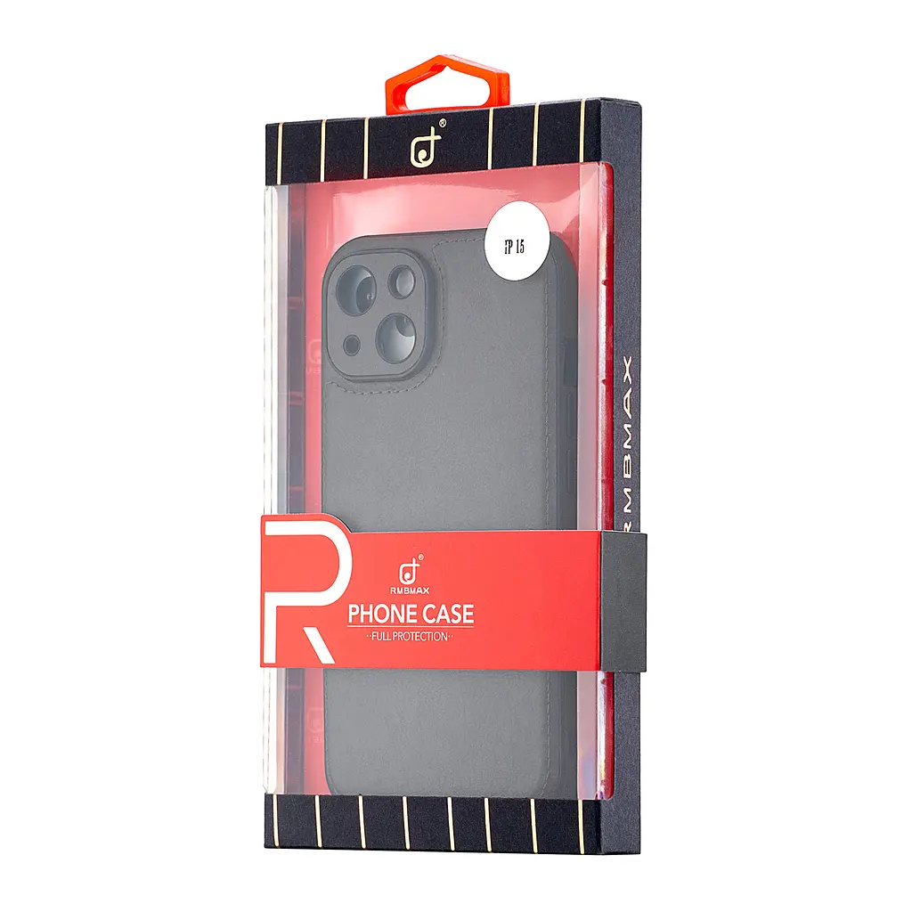 Чохол Jinduka Leather Protected Camera iPhone 15 Black - фото 2