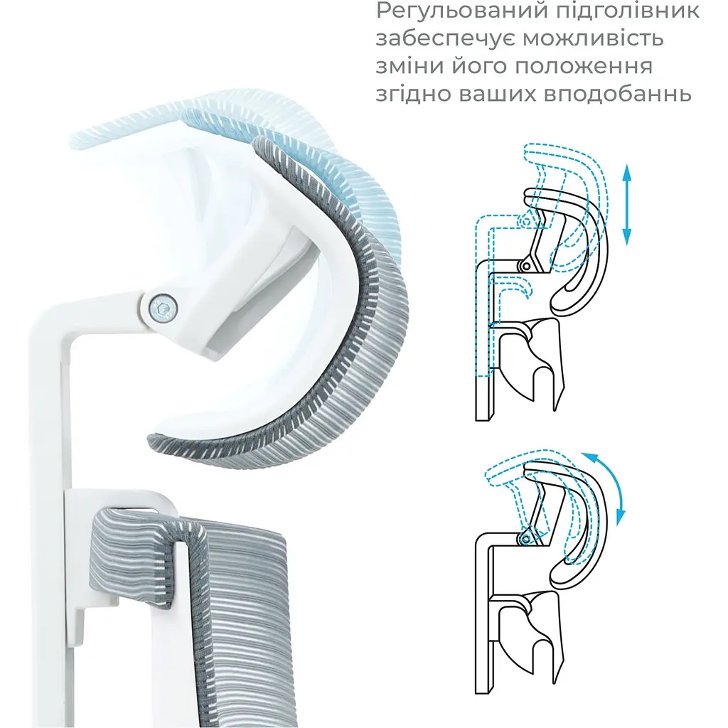 Офисное кресло OfficePro Balance OC550-W-DG-OR White/Dark Gray/Orange [148647] - фото 9