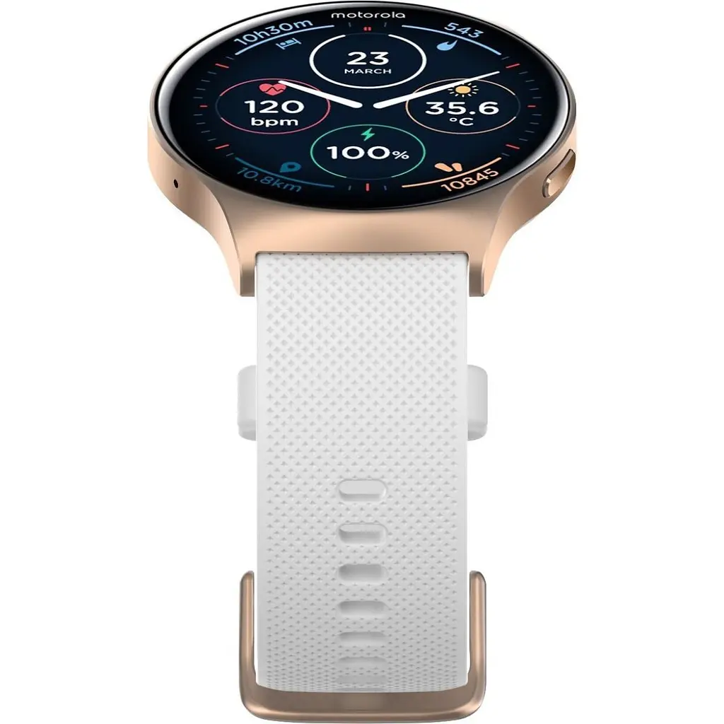 Смарт-часы Motorola Moto Watch 120 Rose Gold (MOSWZ120-RG) [138668] - фото 4