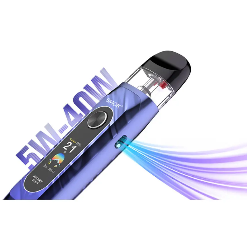 Под-система Smok Novo 6 40W Pod 1700mAh 3ml електронна сигарета Kit Silver (18832) - фото 4