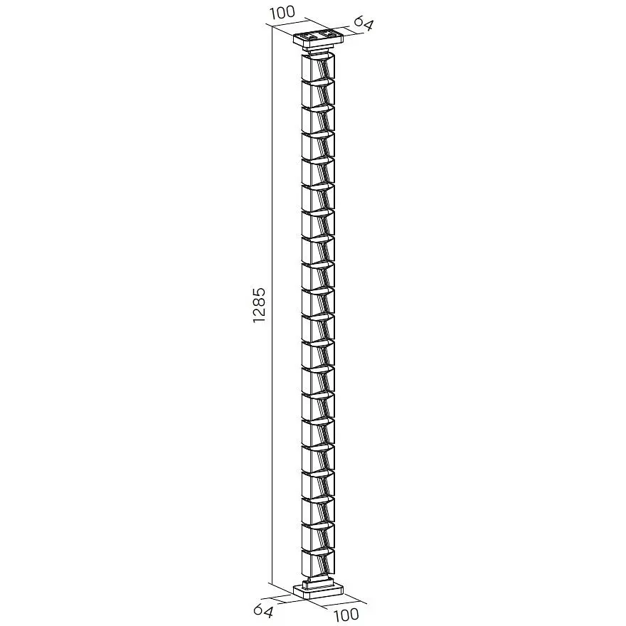 Органайзер для кабелю OfficePro Black (CM800B) - фото 5