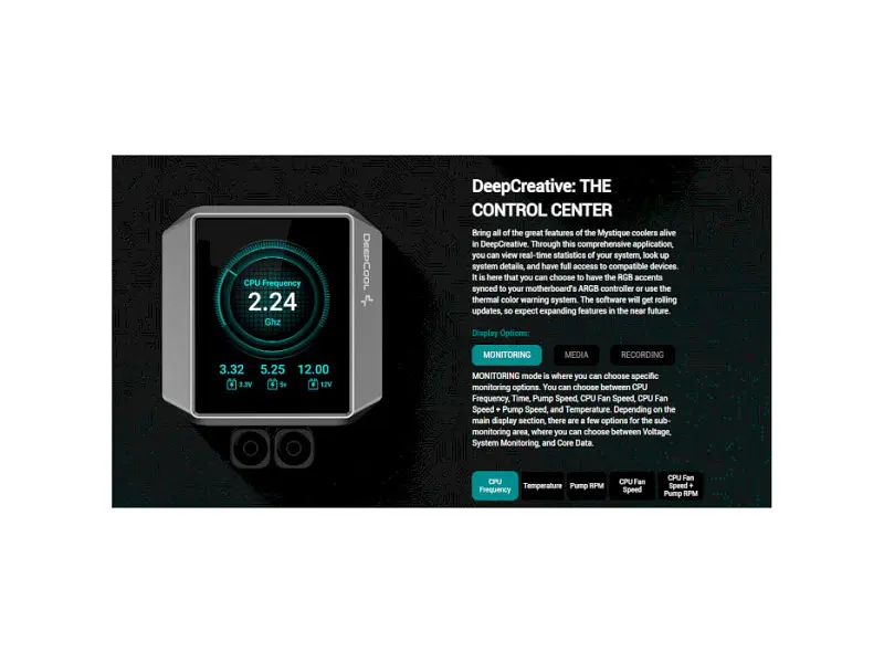Водяне охолодження Deepcool Mystique 240 ARGB Black (R-LX550-BKADSNC-G-1) - фото 12
