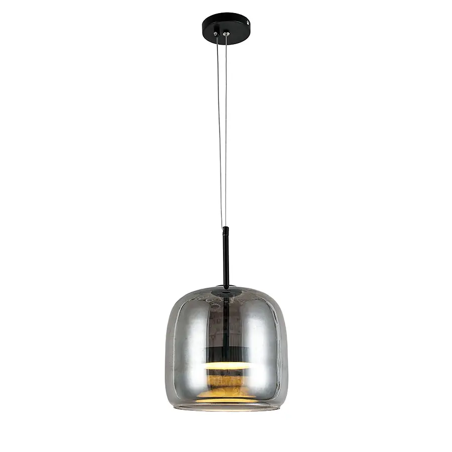 Світильник підвісний LED Levistella 909XL157-1 led (220) BK+GY, 9W, 1400мм, чорний, сучасний стиль для гостиної - фото 2