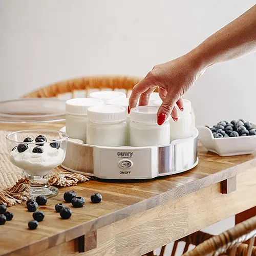 Йогуртница Camry CR 4519 7 стеклянных емкостей по 200 мл и постоянной температуре 42С 20 Вт - фото 9