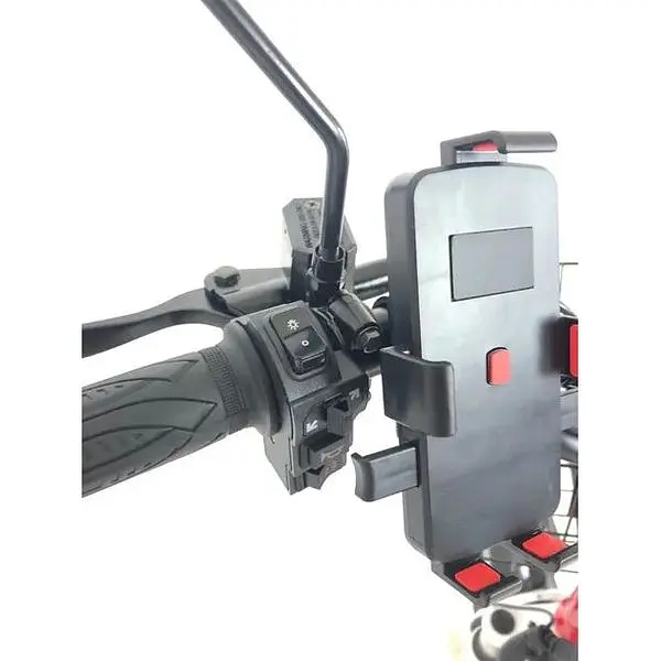 Електровелосипед Minako V4 PRO двомісний 500W/60V/18Ah із заднім амортизатором чорний - фото 7