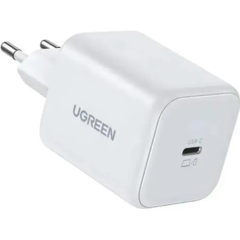 Зарядний пристрій Ugreen USB-C GaN 45W X524 white (65053) - фото 2