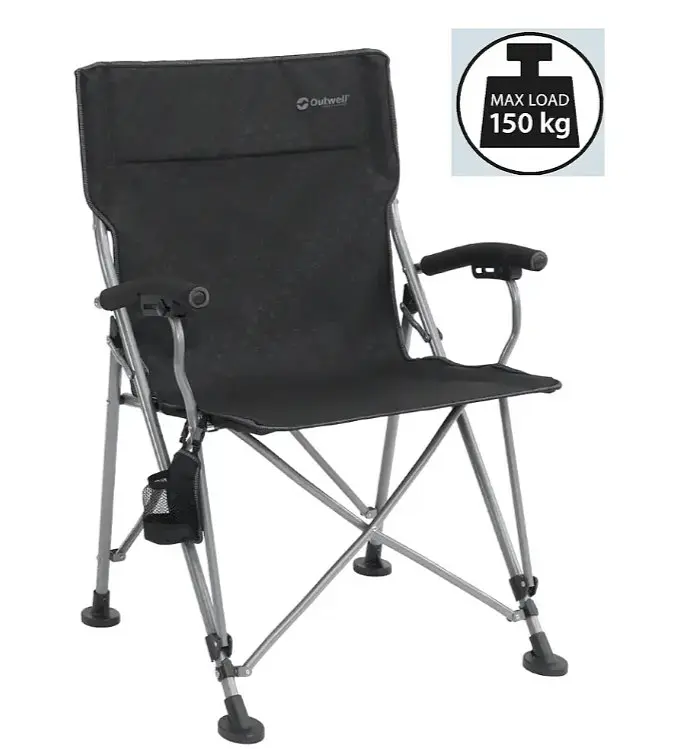 Стілець розкладний Outwell Campo XL Black (470463) - фото 2