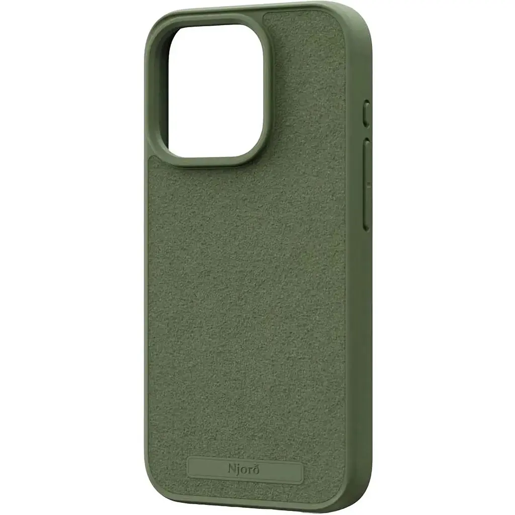 Чохол-накладка Njord Suede MagSafe Case Olive для iPhone 15 Pro (NA53SU06) - фото 2