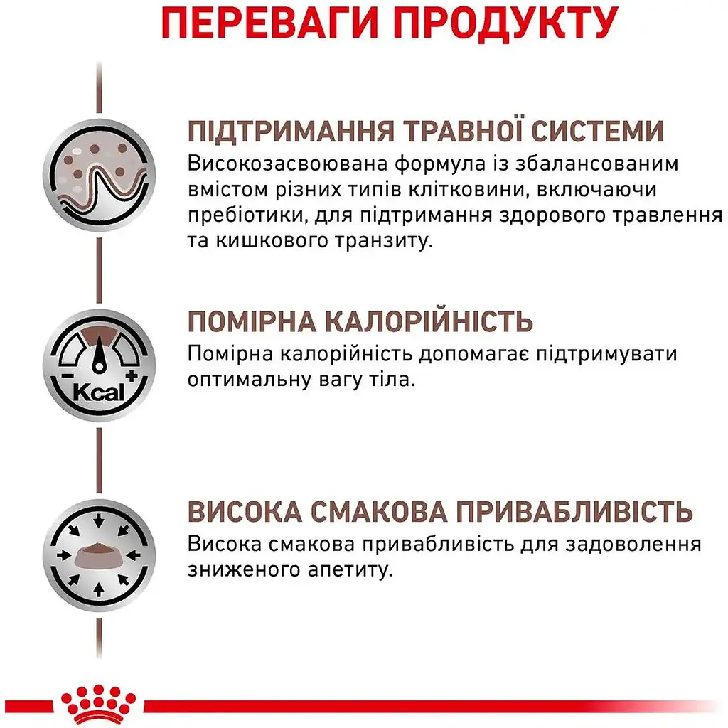 Влажный корм Royal Canin Gastrointestinal Moderate Calorie для кошек с избыточным весом и нарушениями пищеварения 85 г - фото 3