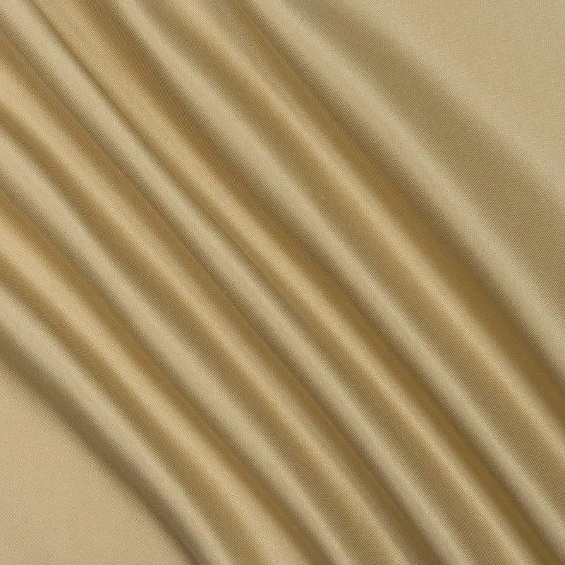 Скатерть MirSon Хлопок №003 Gold Strong 260х130 см золотистая - фото 4