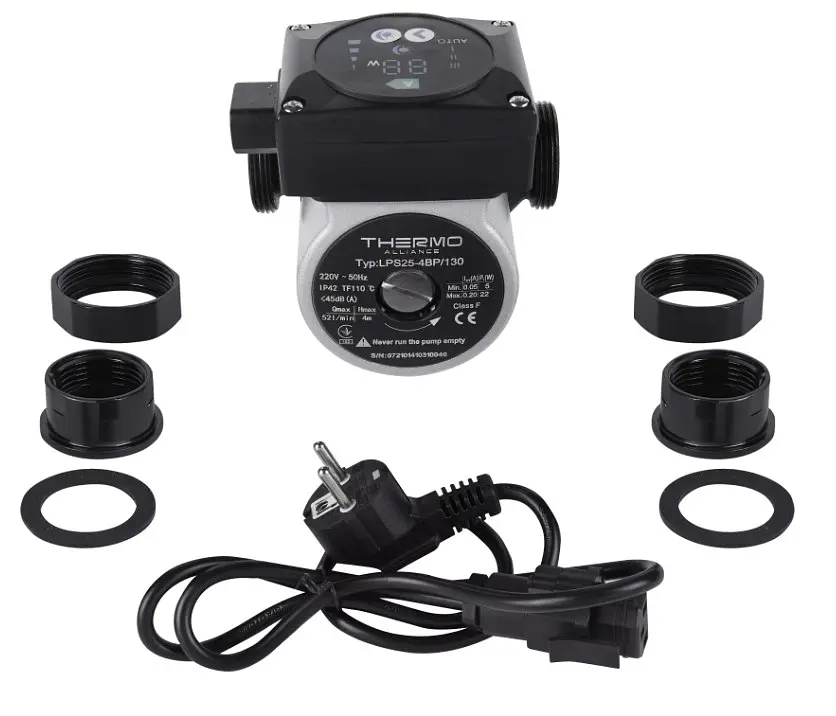 Циркуляционный насос Thermo Alliance LPS-А 25/40/130 энергосберегающий LPSA2540130 - фото 3