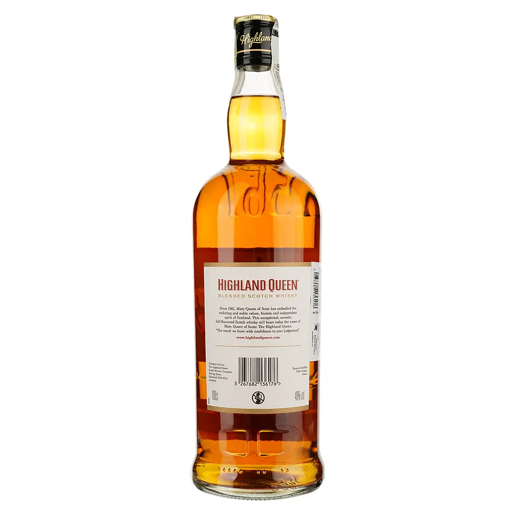 Віскі Highland Queen Blended Scotch Whisky 40% 1 л - фото 2