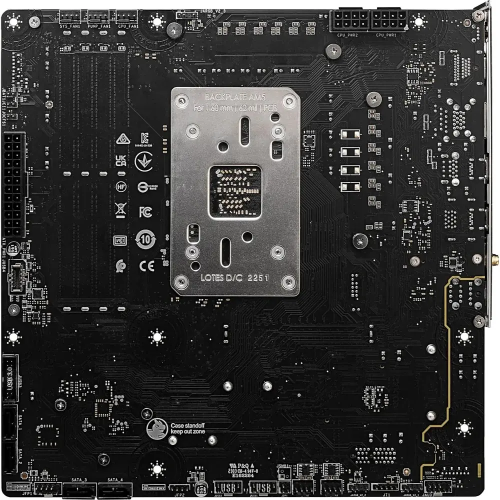 Материнська плата MSI B650M Project Zero Socket AM5 - фото 5